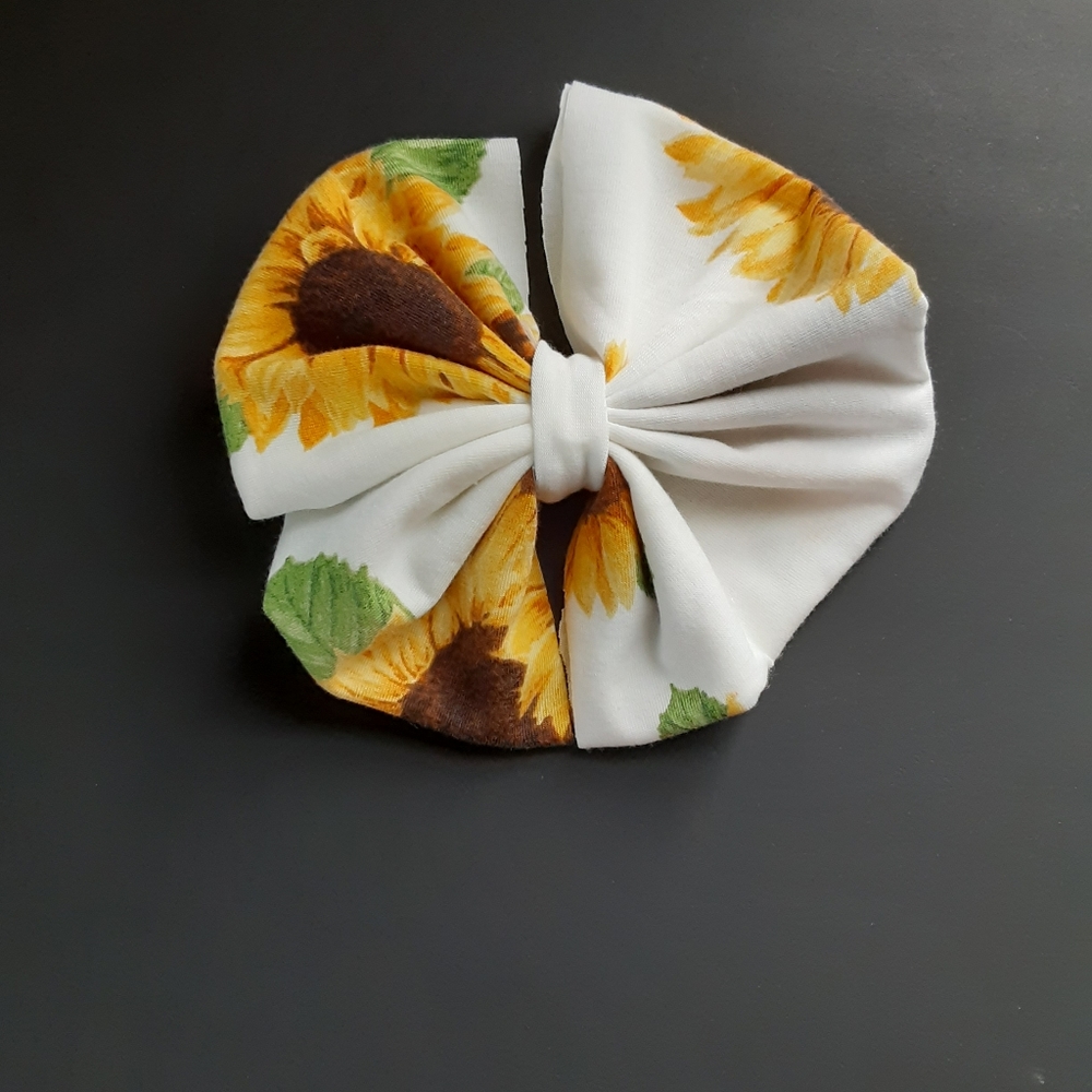 Hand Made Fabric Toddler Bow